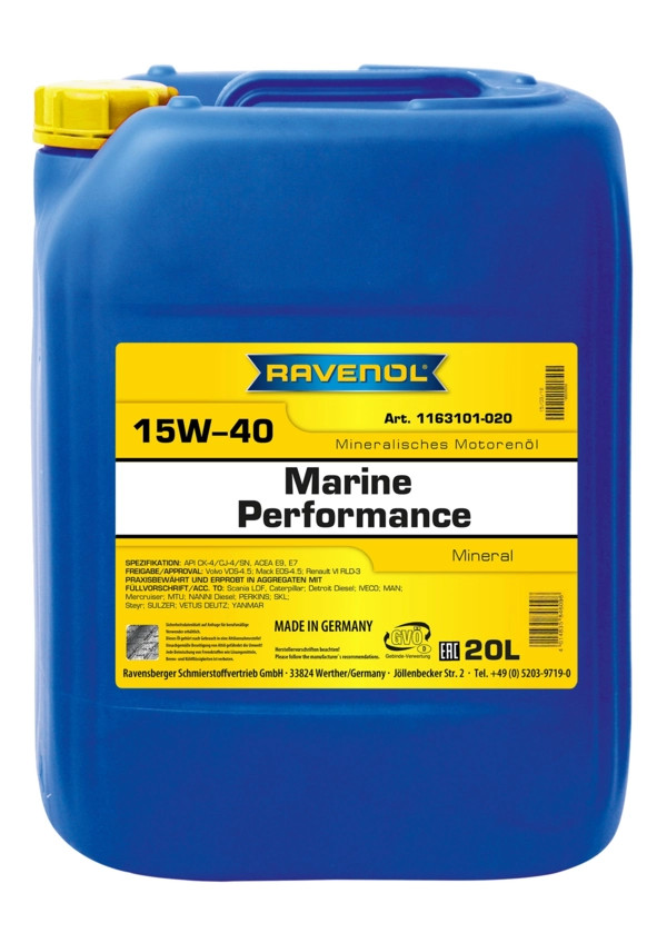 RAVENOL MARINE Performance SAE 15W-40 20 L