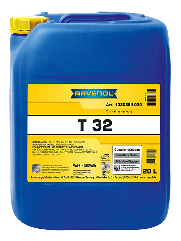 RAVENOL Turbinenoel T 32 20 St