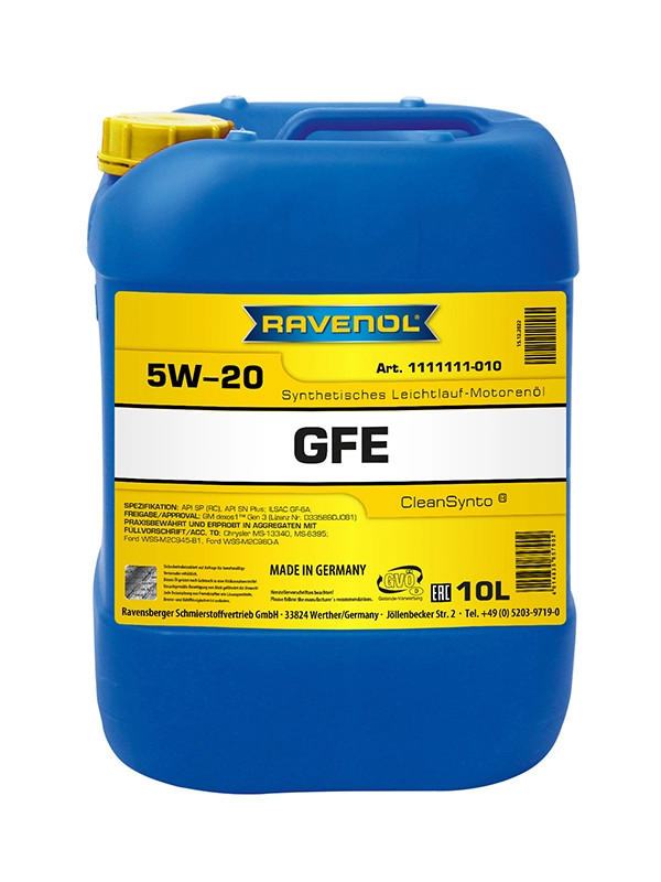 RAVENOL GFE SAE 5W-20 10 L