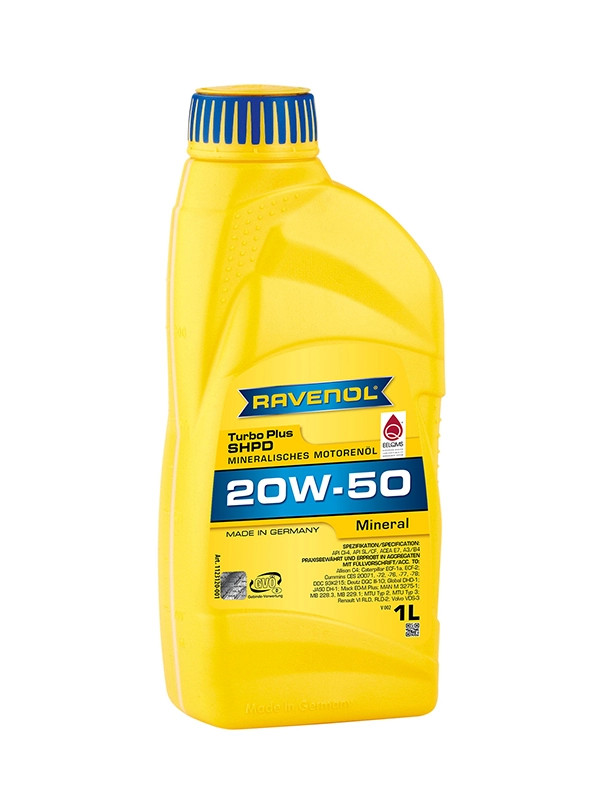 RAVENOL Turbo Plus SHPD SAE 20W-50 1 L