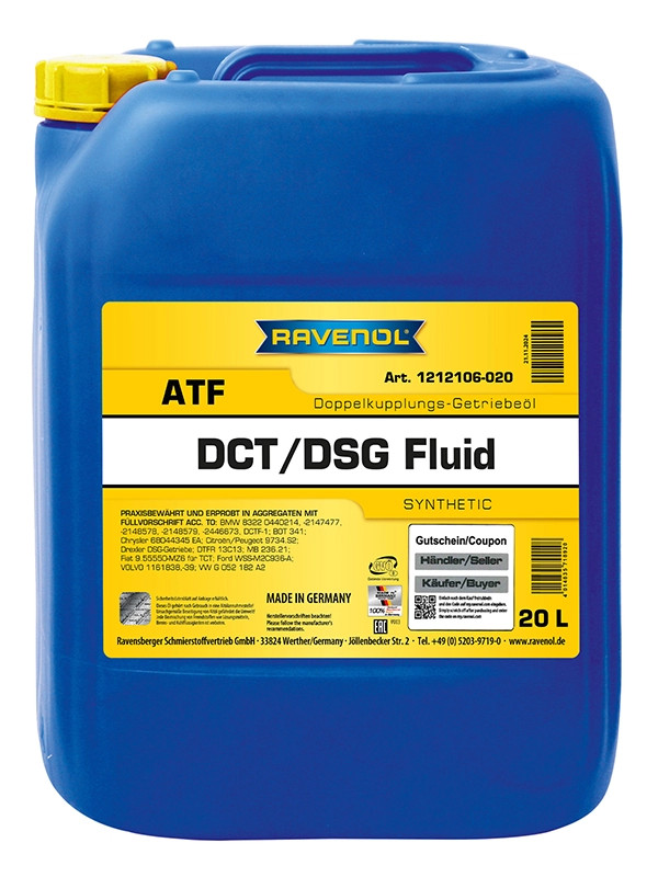 RAVENOL DCT/DSG Getriebe Fluid 20 L