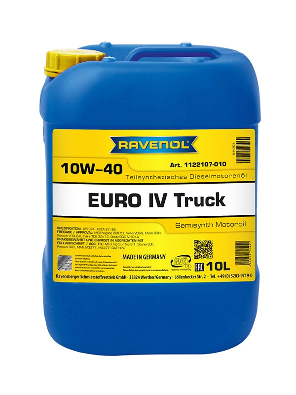 RAVENOL EURO IV Truck SAE 10W-40 10 L
