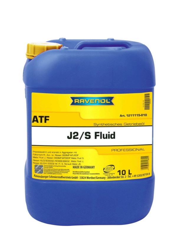 RAVENOL ATF J2/S Fluid 10 L