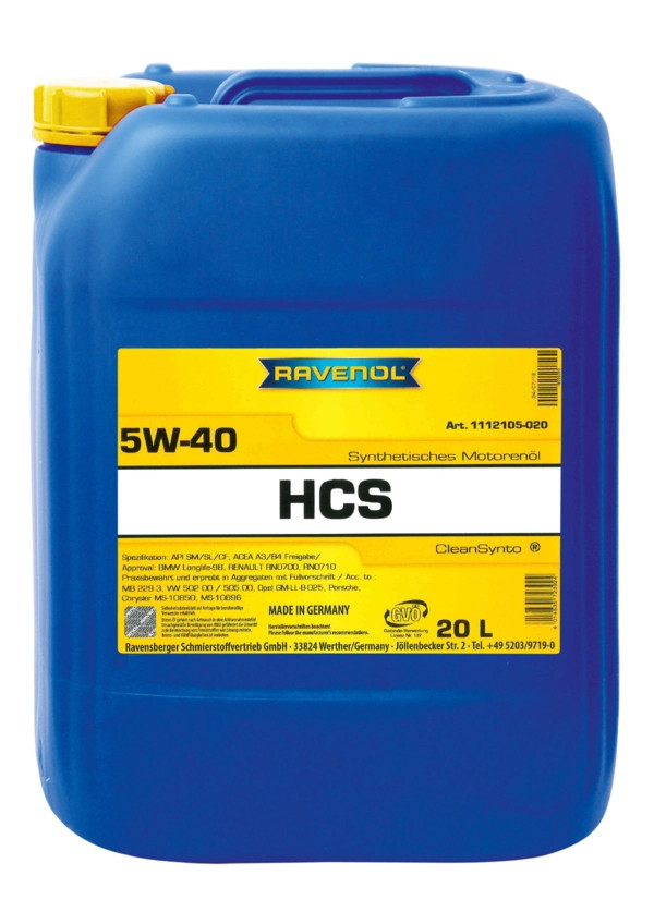 RAVENOL HCS SAE 5W-40 20 L
