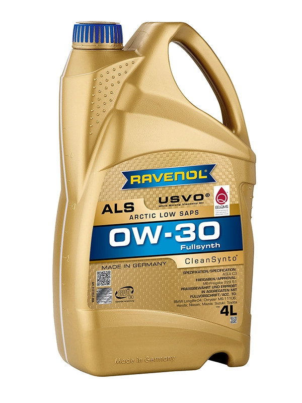 RAVENOL Arctic Low SAPS ALS SAE 0W-30 4 L