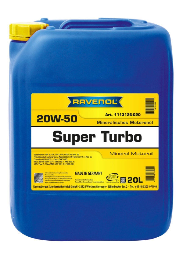 RAVENOL Super Turbo SAE 20W-50 20 L