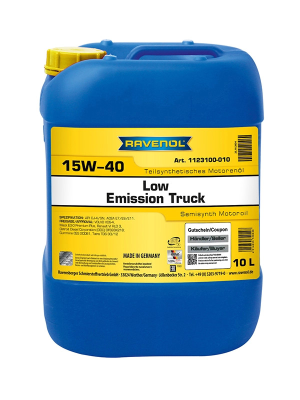 RAVENOL Low Emission Truck SAE 15W-40 10 L