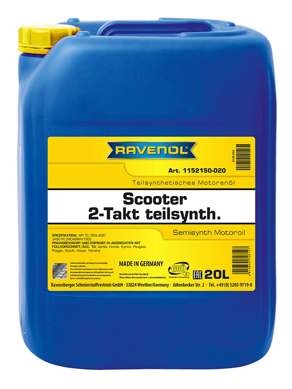 RAVENOL SCOOTER 2-Takt Teilsynth. 20 L