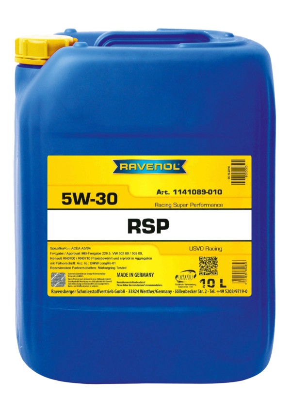 RAVENOL RSP Racing Super Performance SAE 5W-30 10 L