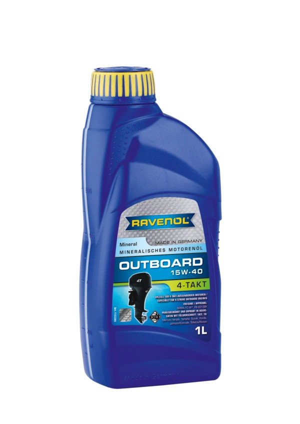 RAVENOL Outboardoel 4T SAE 15W-40 1 L