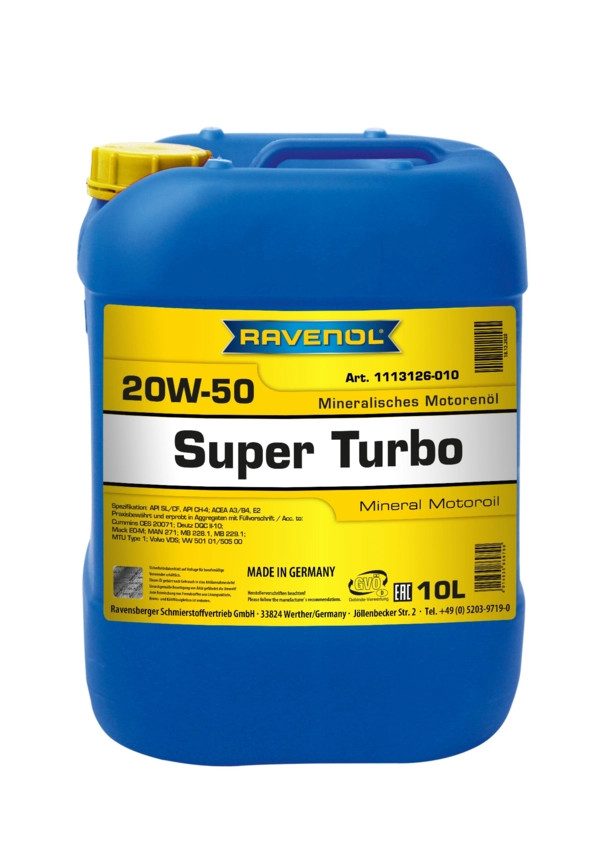 RAVENOL Super Turbo SAE 20W-50 10 L