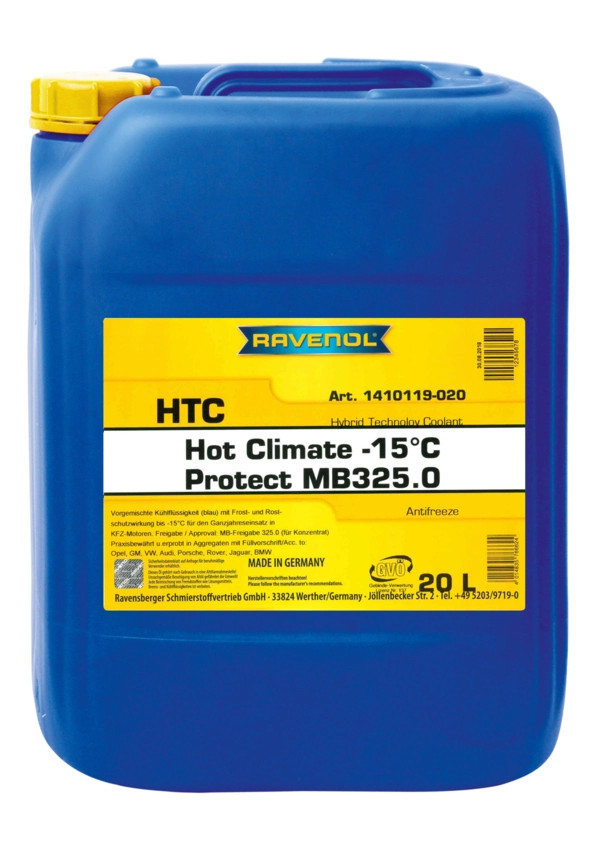 RAVENOL HTC HOT CLIMATE -15°C Protect MB 325.0 20 St