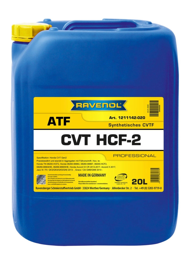 RAVENOL CVT HCF-2 Fluid 20 L