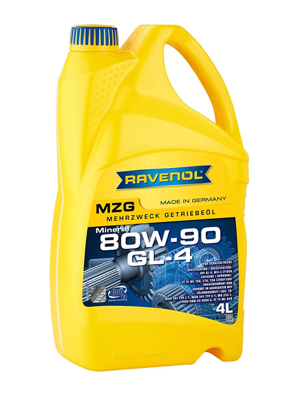 RAVENOL Getriebeoel MZG SAE 80W-90 GL-4 4 L