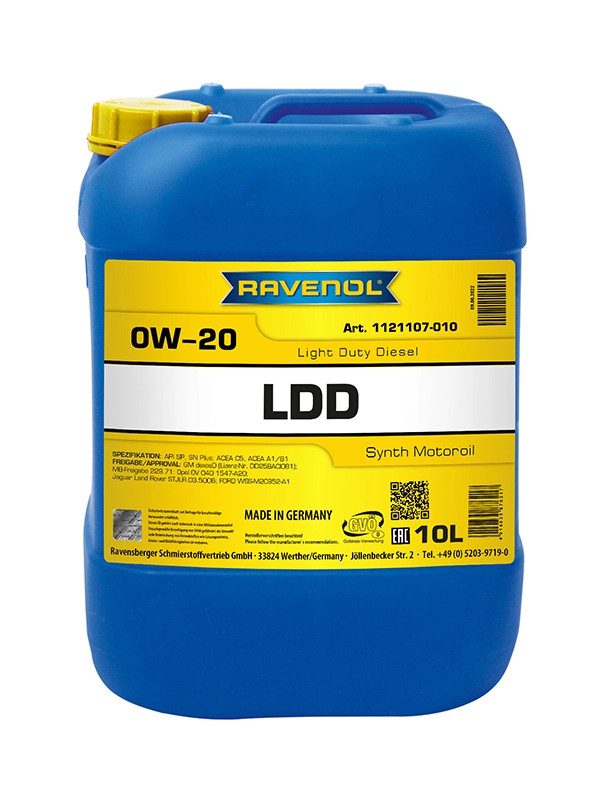 RAVENOL LDD Light Duty Diesel SAE 0W-20 10 L
