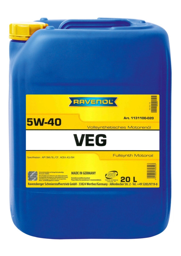 RAVENOL VEG SAE 5W-40 20 L