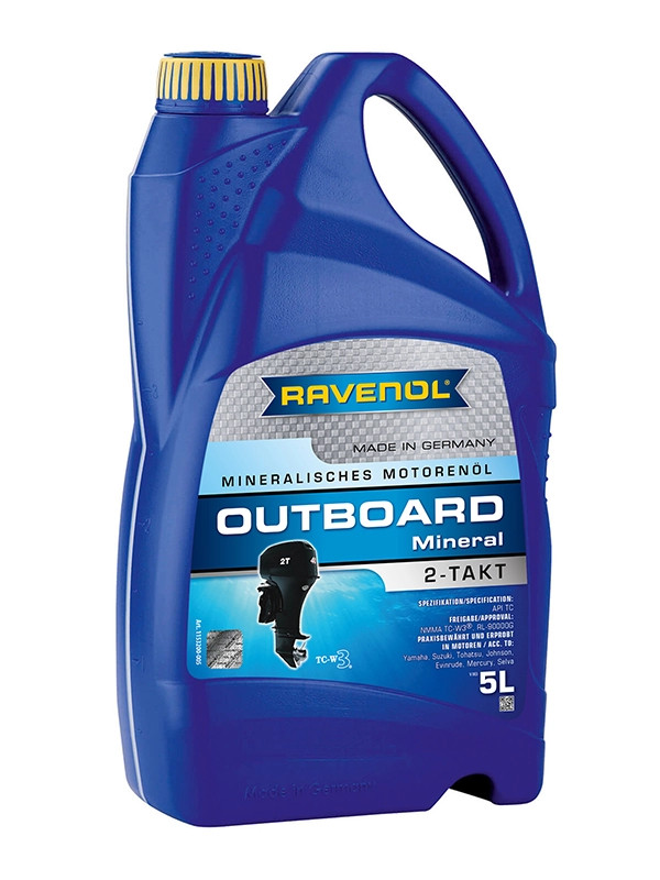 RAVENOL Outboardoel 2T Mineral 5 L