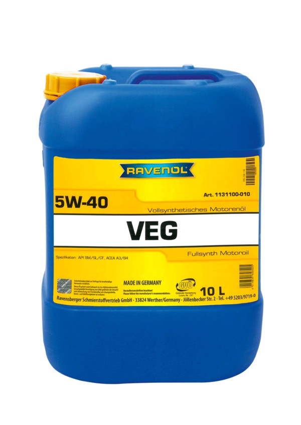 RAVENOL VEG SAE 5W-40 10 L