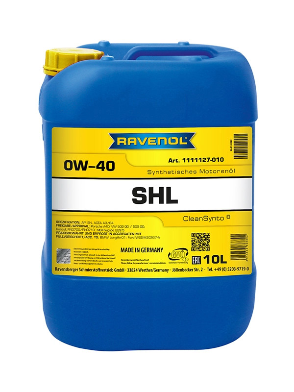 RAVENOL SHL SAE 0W-40 10 L