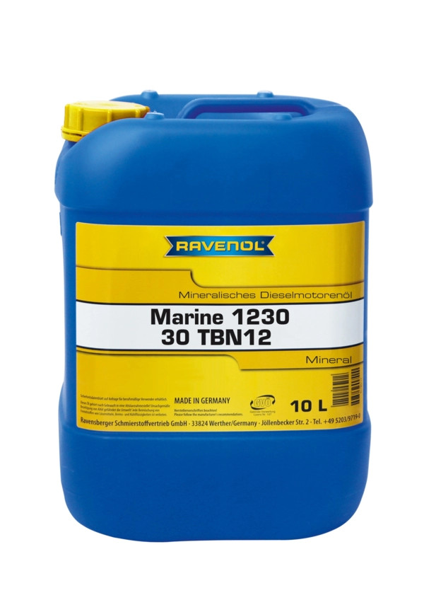 RAVENOL MARINE 1230 SAE 30 TBN12 10 L