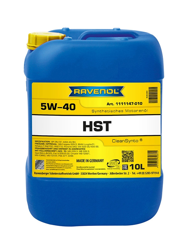 RAVENOL HST SAE 5W-40 10 L