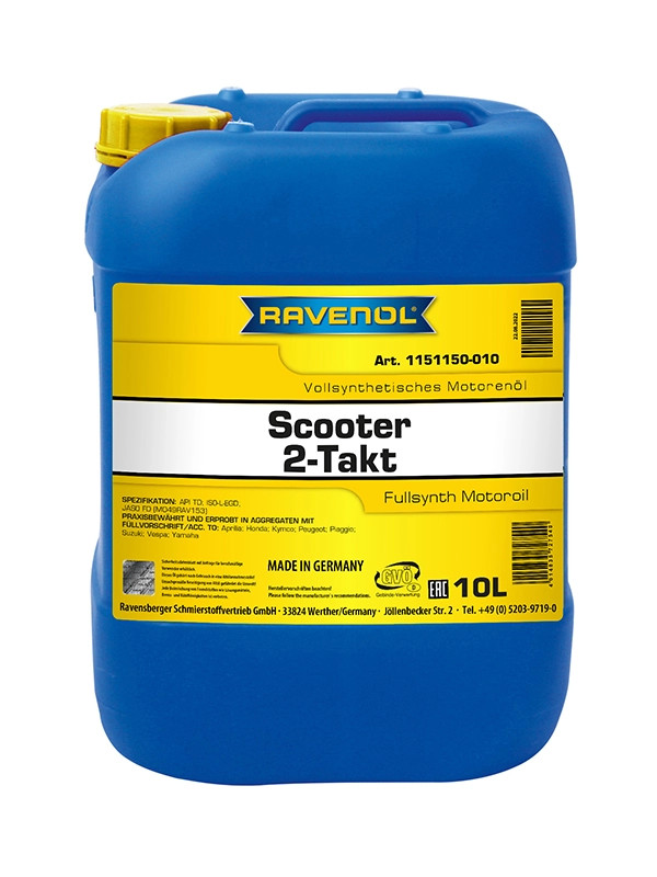 RAVENOL SCOOTER 2-Takt Fullsynth. 10 L
