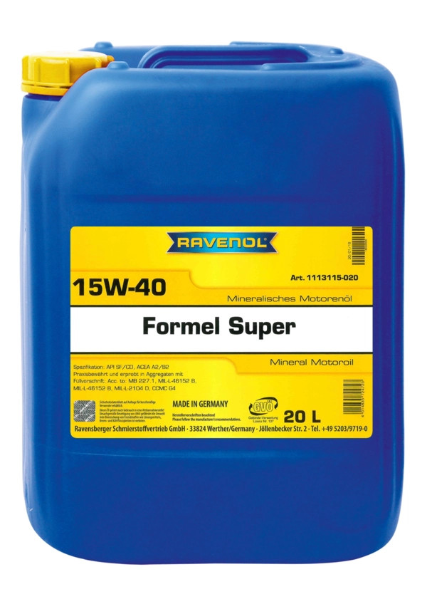RAVENOL Formel Super SAE 15W-40 20 L