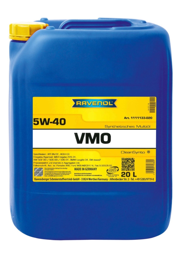 RAVENOL VMO SAE 5W-40 20 L
