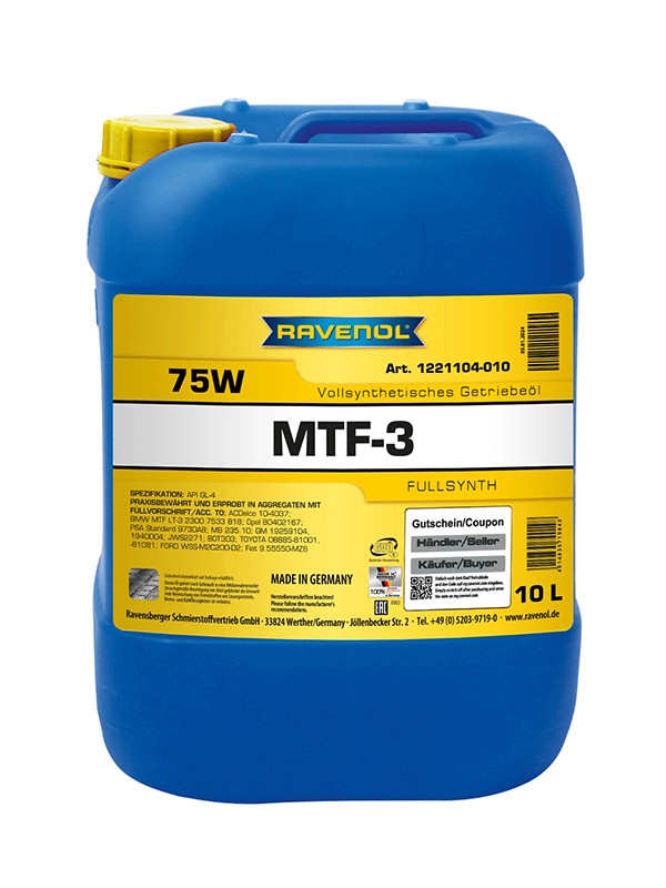 RAVENOL MTF-3 SAE 75W 10 L