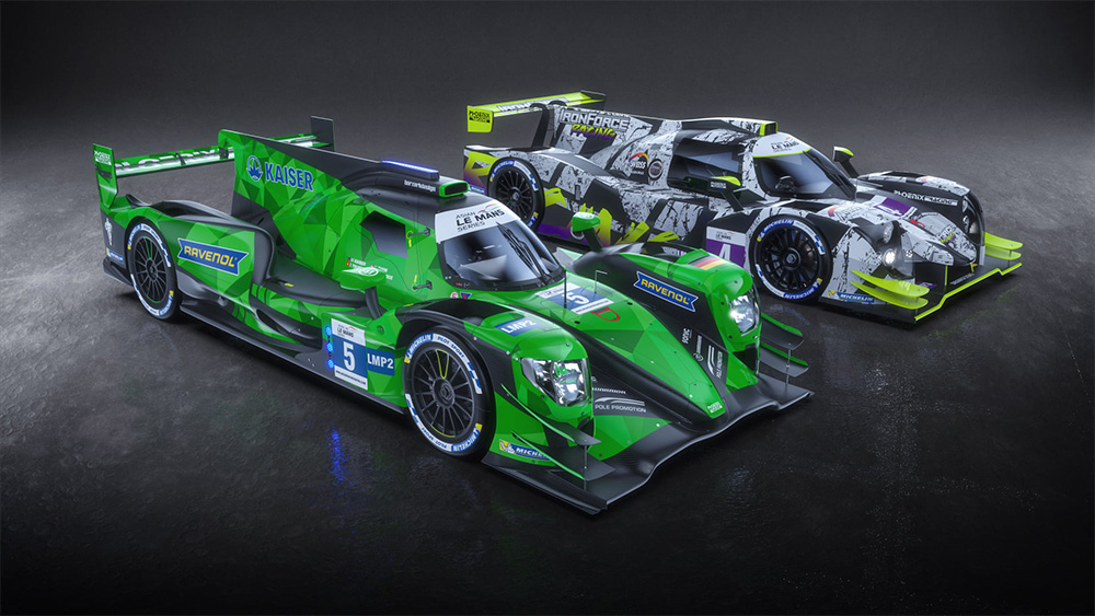 Oreca 07 Gibson LMP2 und Ligier JSP3 20 LMP2