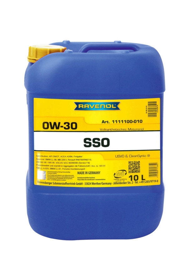 RAVENOL SSO SAE 0W-30 10 L