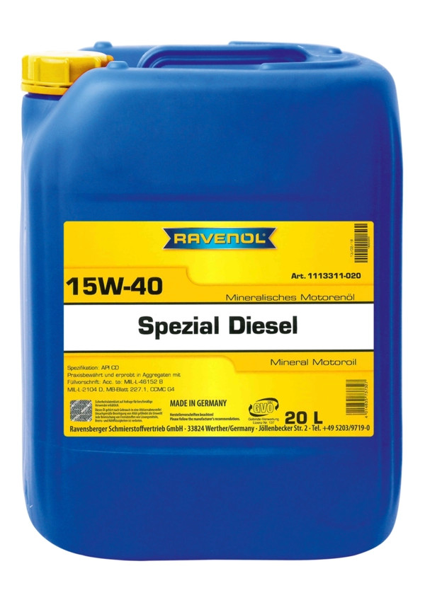RAVENOL Spezial Diesel SAE 15W-40 20 L