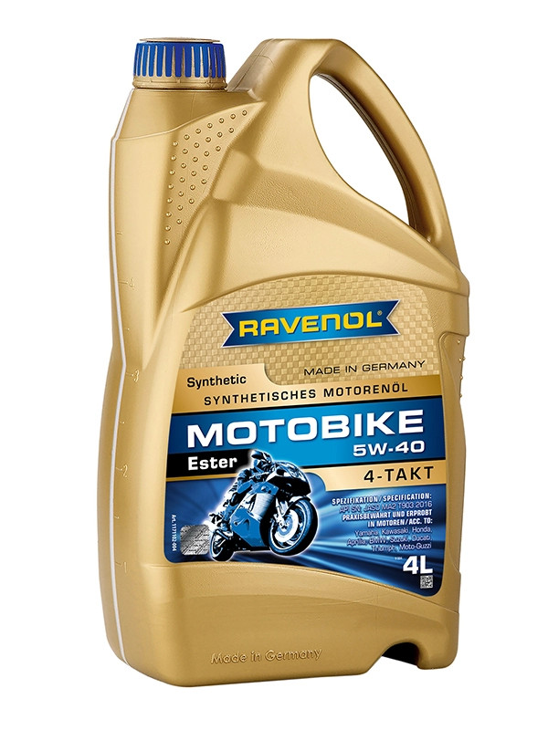 RAVENOL Motobike 4-T Ester SAE 5W-40 4 L