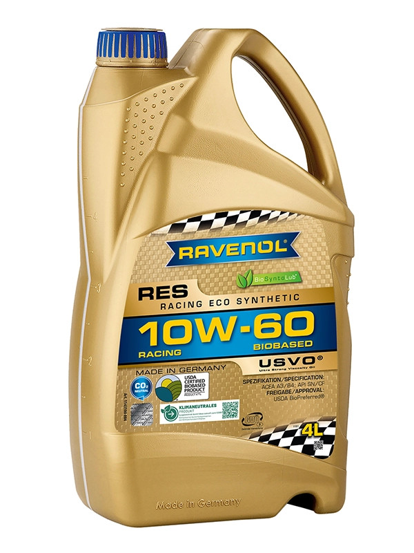 RAVENOL Racing Eco Synthetic RES SAE 10W-60 4 L