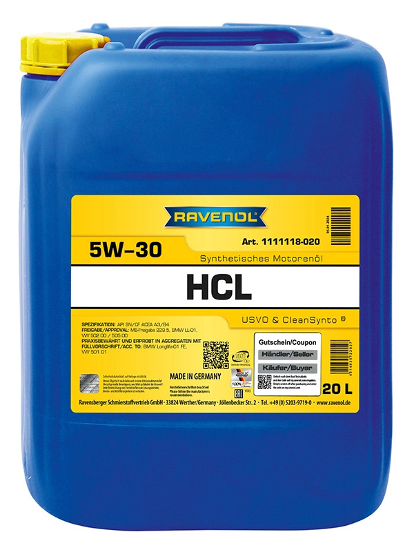 RAVENOL HCL SAE 5W-30 20 L