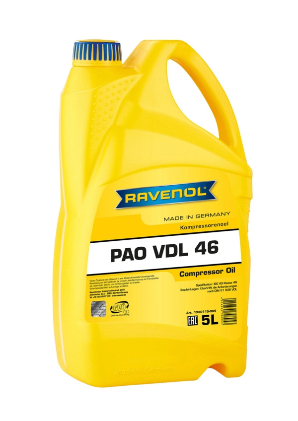 RAVENOL Kompressorenoel PAO VDL 46 5 St