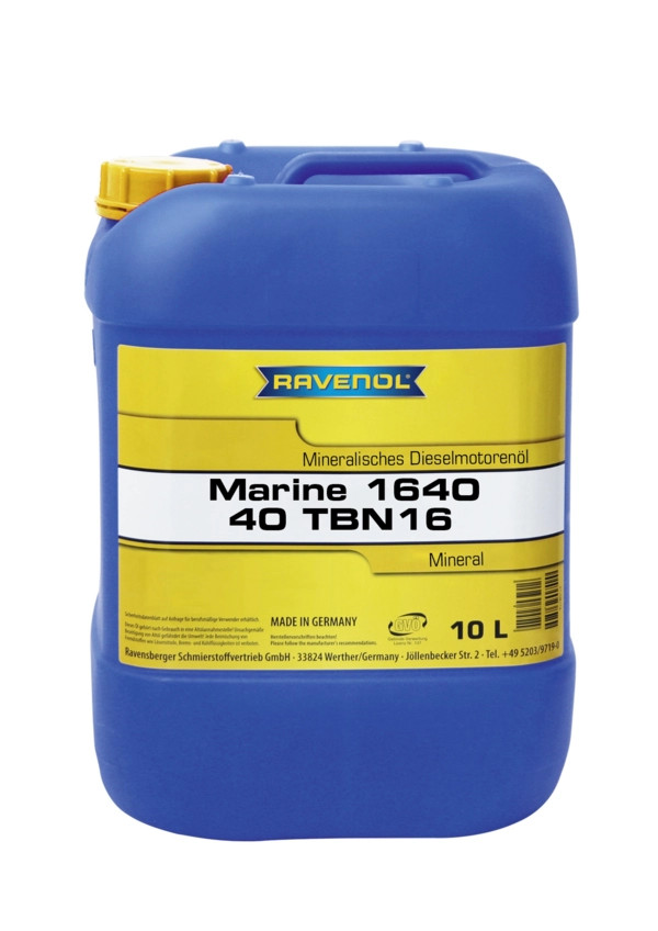 RAVENOL MARINE 1640 SAE 40 TBN16 10 L