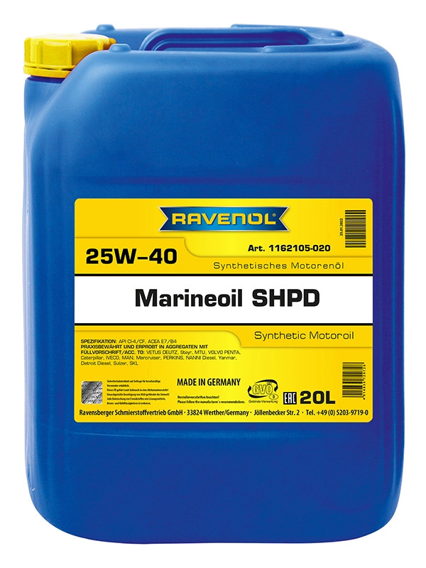 RAVENOL MARINEOIL SHPD SAE 25W40 synthetic 20 L