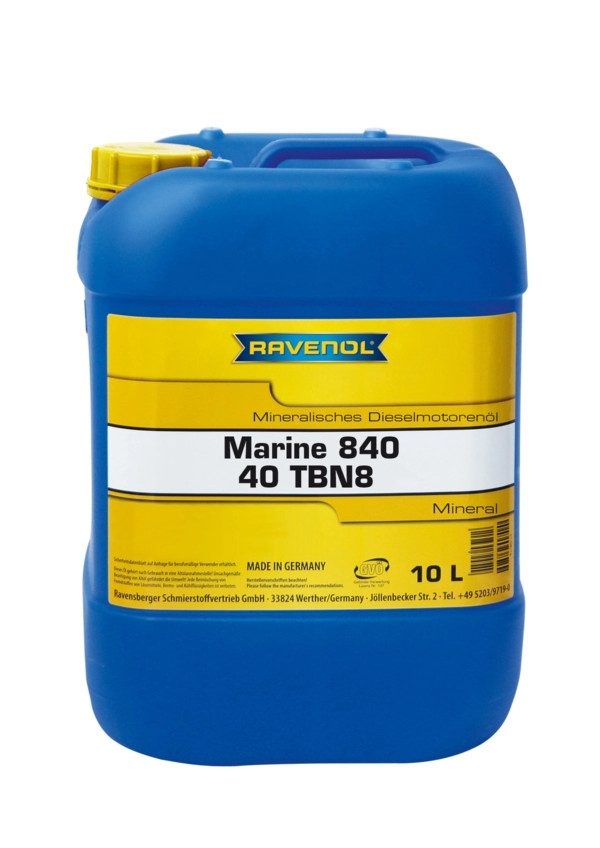 RAVENOL MARINE 840 SAE 40 TBN8 10 L