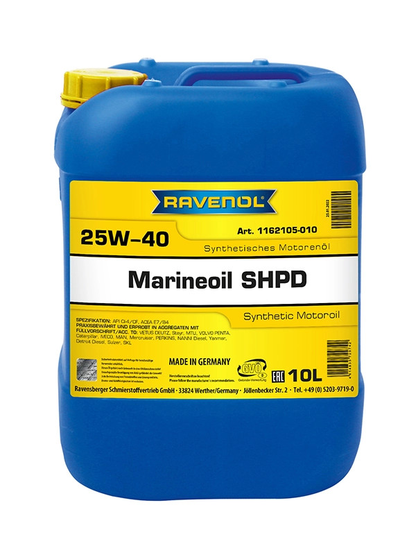 RAVENOL MARINEOIL SHPD SAE 25W40 synthetic 10 L