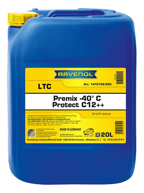 RAVENOL LTC Premix -40°C Protect C12++ 20 St
