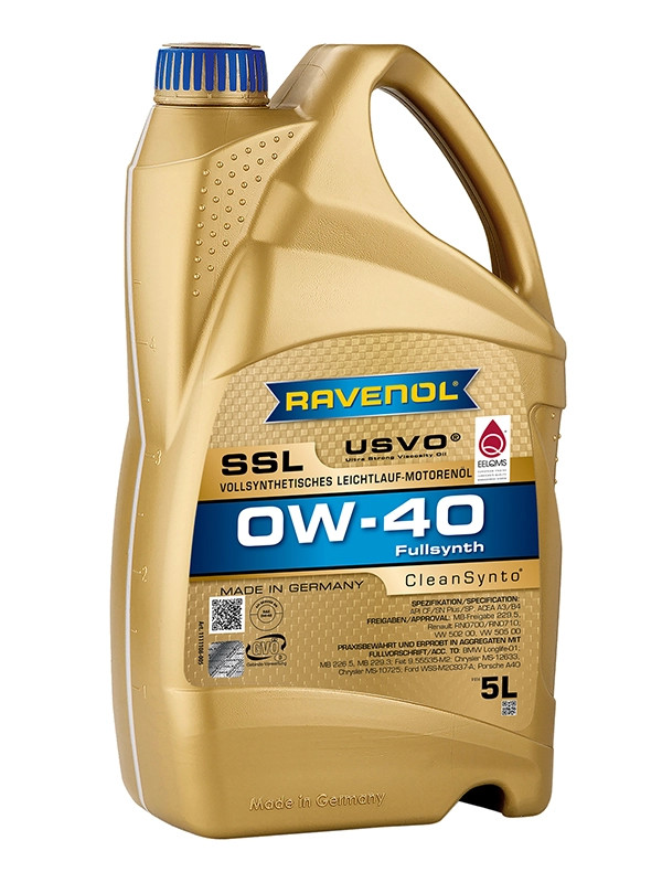 RAVENOL Super Synthetik Öl SSL SAE 0W-40 5 L