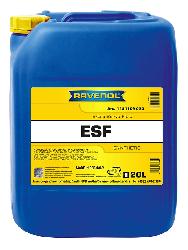 RAVENOL ESF Extra Servo Fluid 20 L