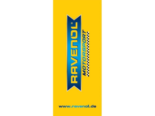 RAVENOL portrait format flag, 150x360cm 1 L