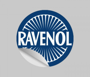 Produktabbildung für RAVENOL RETRO 1946 Contour Sticker-Blue