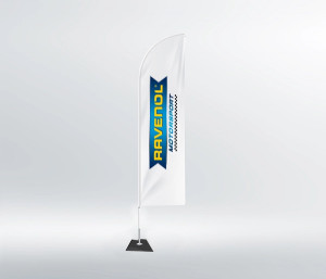 Produktabbildung für RAVENOL Beachflag (3 parts)