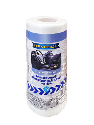 Produktabbildung für RAVENOL Mehrzweck Reinigungstücher auf Rolle 70St.